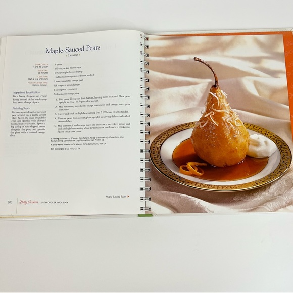 Betty Crocker 1999 Slow Cooker Recipe Book Hardback Spiral Cookbook - Picture 9 of 16